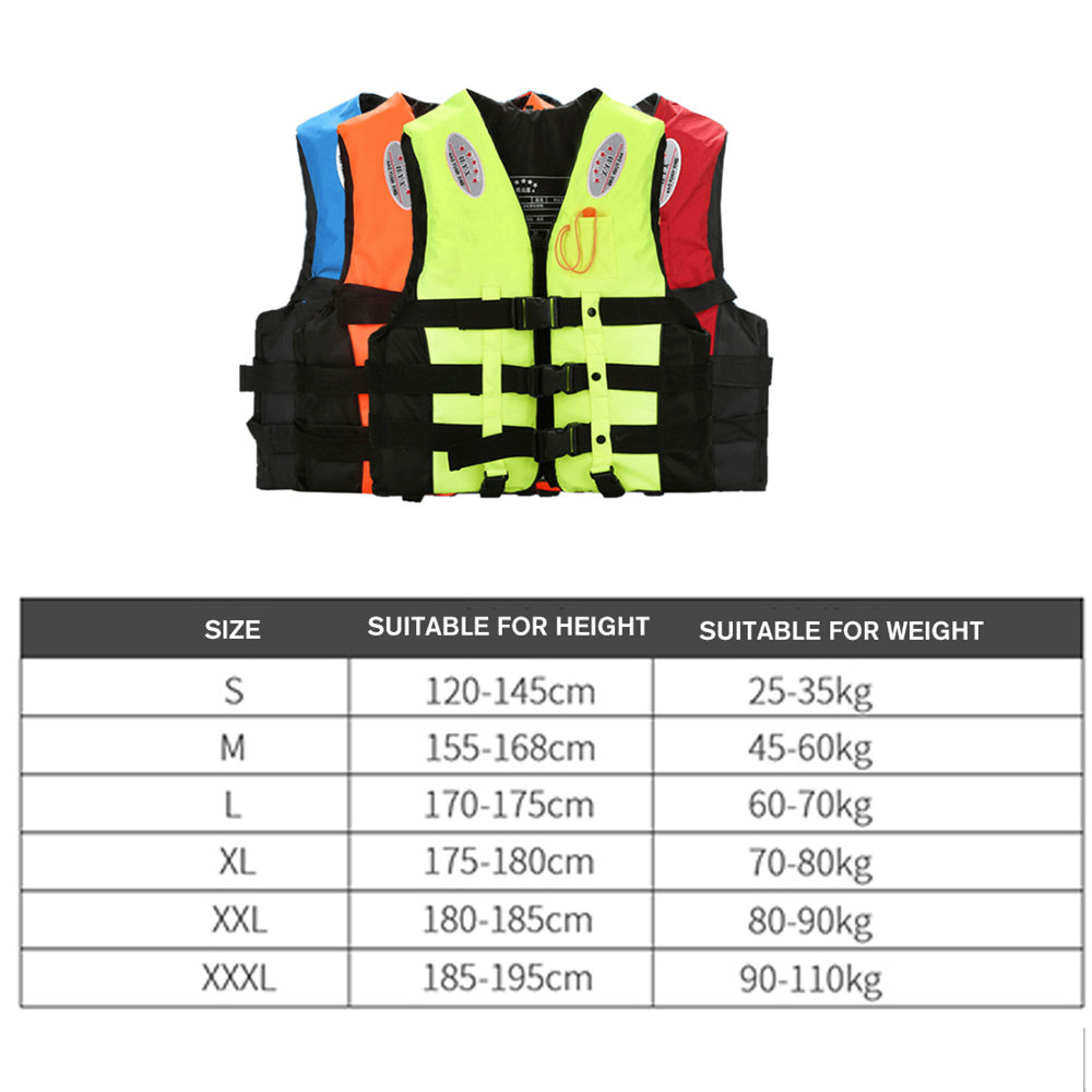 Adult Life Jacket Outdoor Swimming Boating Driving Vest Survival Suit Life Jacket For Adult Children Life Vest Water Sport Vest