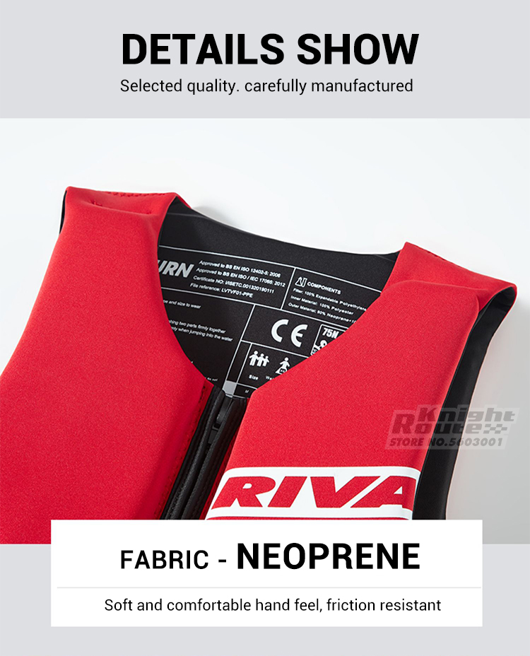 PFD Neoprene Safety Life Vest Water Sports