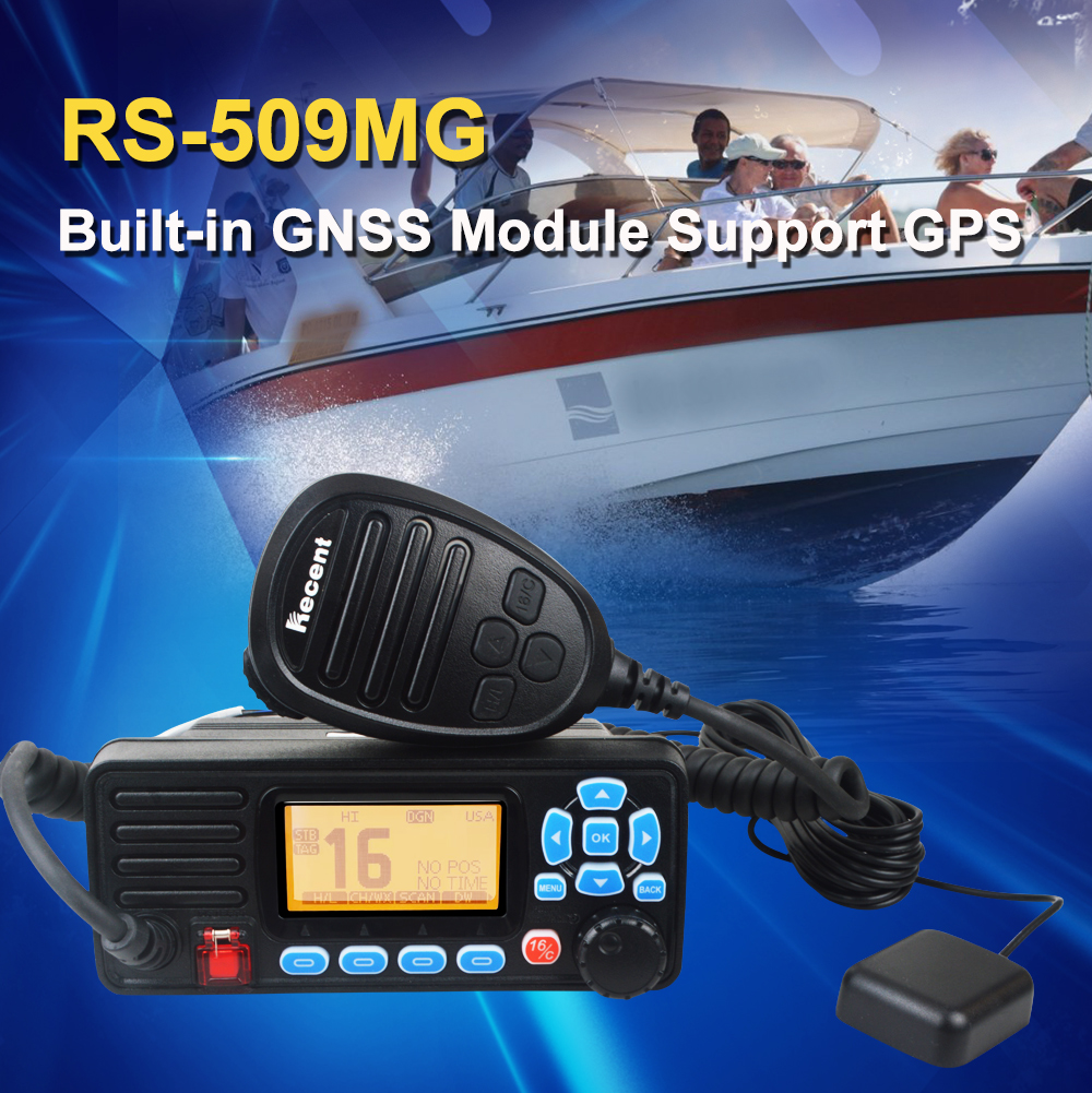 RS-509 VHF Radio with DSC and Built-in GPS