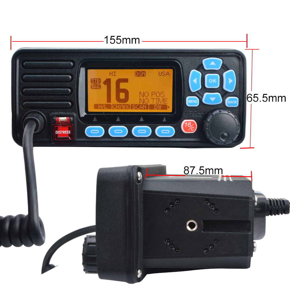 RS-509 VHF Radio with DSC and Built-in GPS