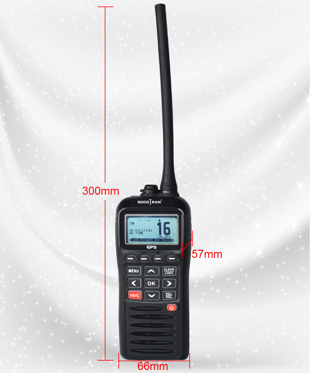 RS-38M Marine Handheld VHF Tri-watch Radio