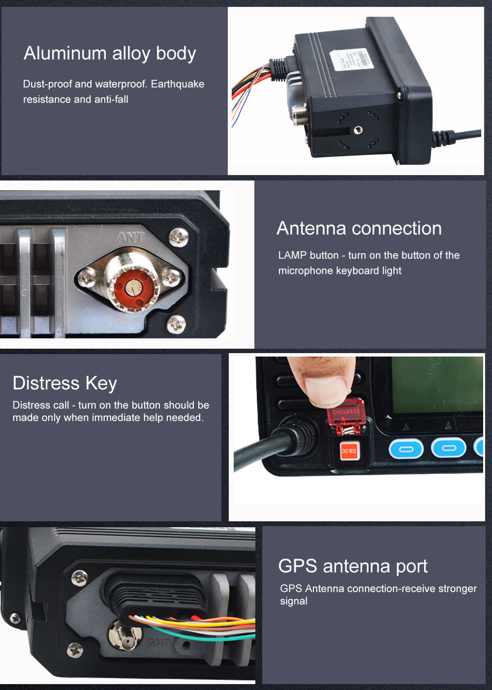 RS-509 VHF Radio with DSC and Built-in GPS