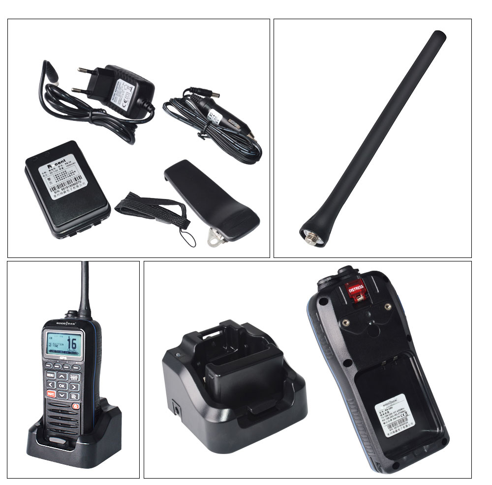 RS-38M Marine Handheld VHF Tri-watch Radio