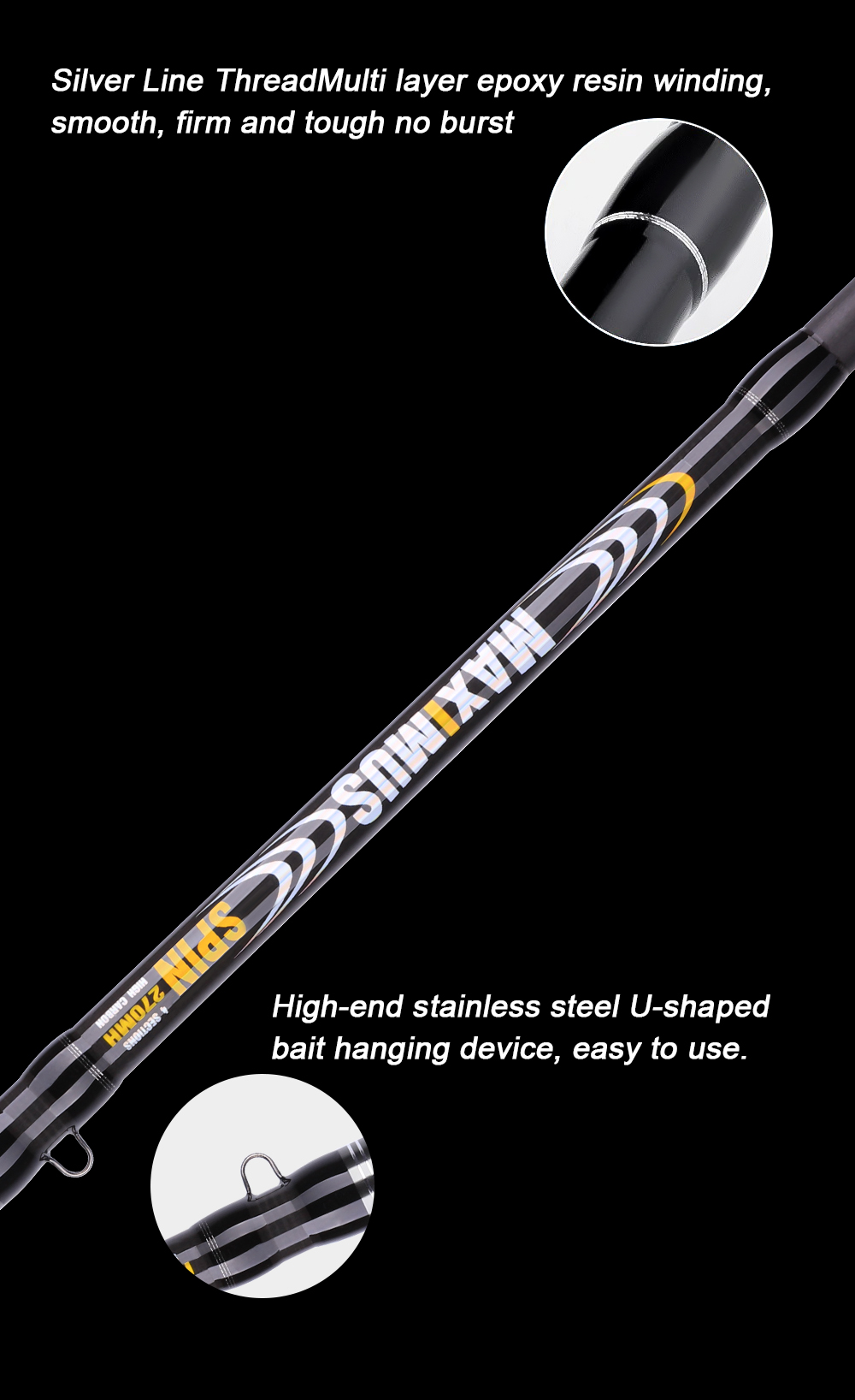 BUDEFO MAXIMUS Fishing Rod for baitcasting and spinning - Barato Marine