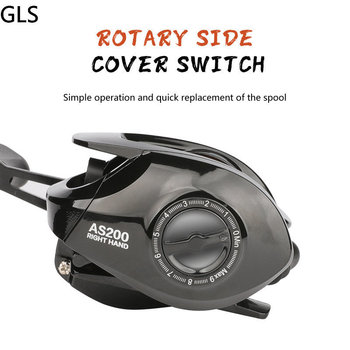 Saltwater Lightweight Baitcasting Fishing 8kg Max Drag